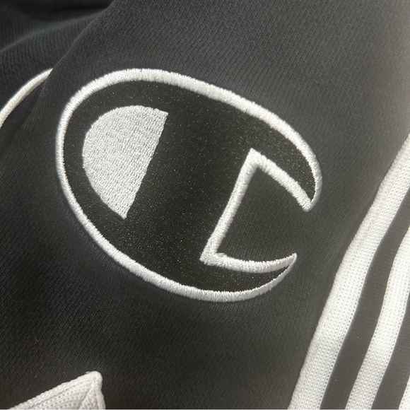 Champion reverse Weave shorts mens Size medium black white retro sporty casual - Picture 12 of 16